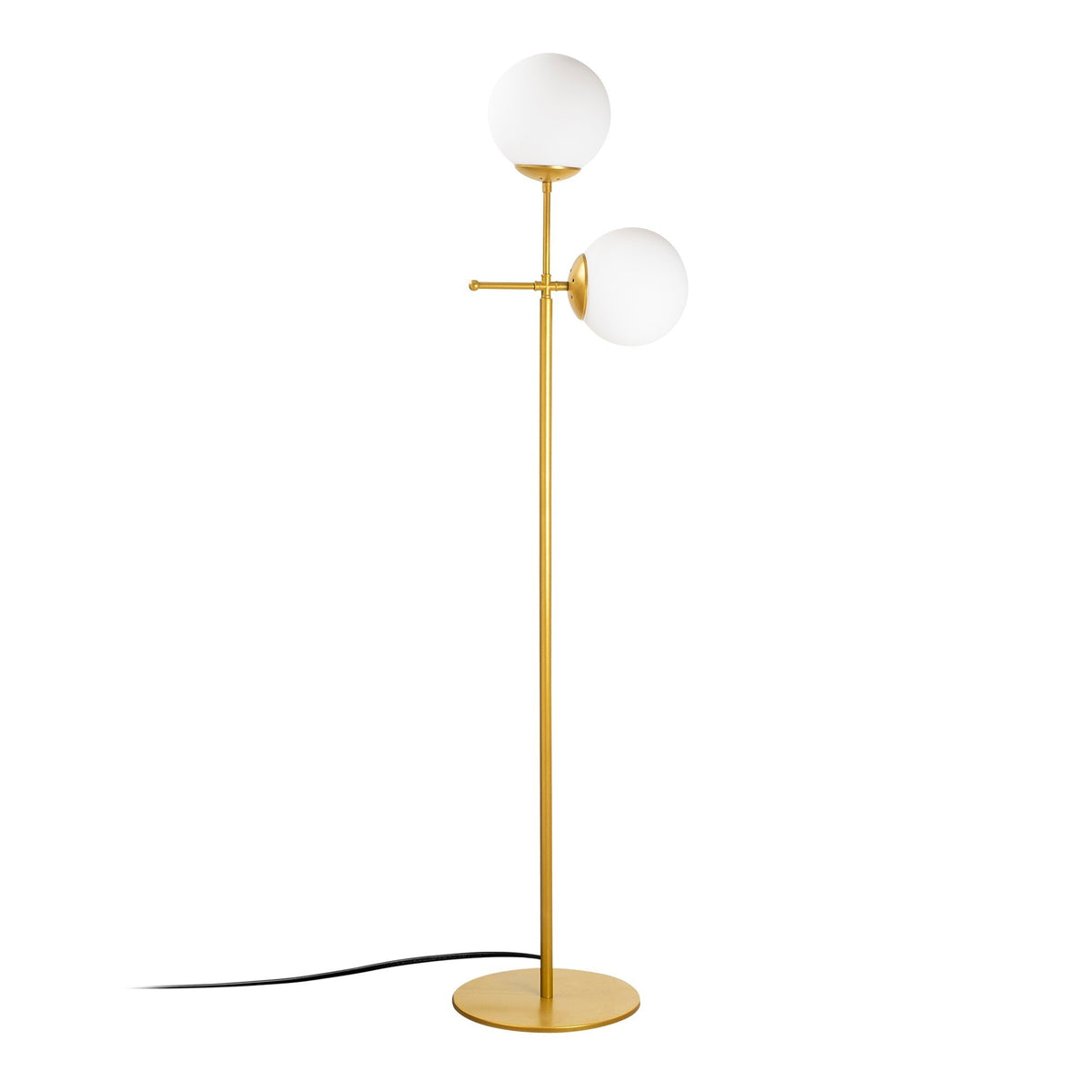 Floor lamps - Floor lamp Gold Glass Perla - Dimehouse