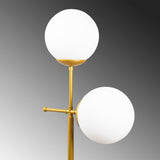 Floor lamps - Floor lamp Gold Glass Perla - Dimehouse