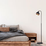 Floor Lamps - Floor Lamp Black Copper Metal Grip - Dimehouse