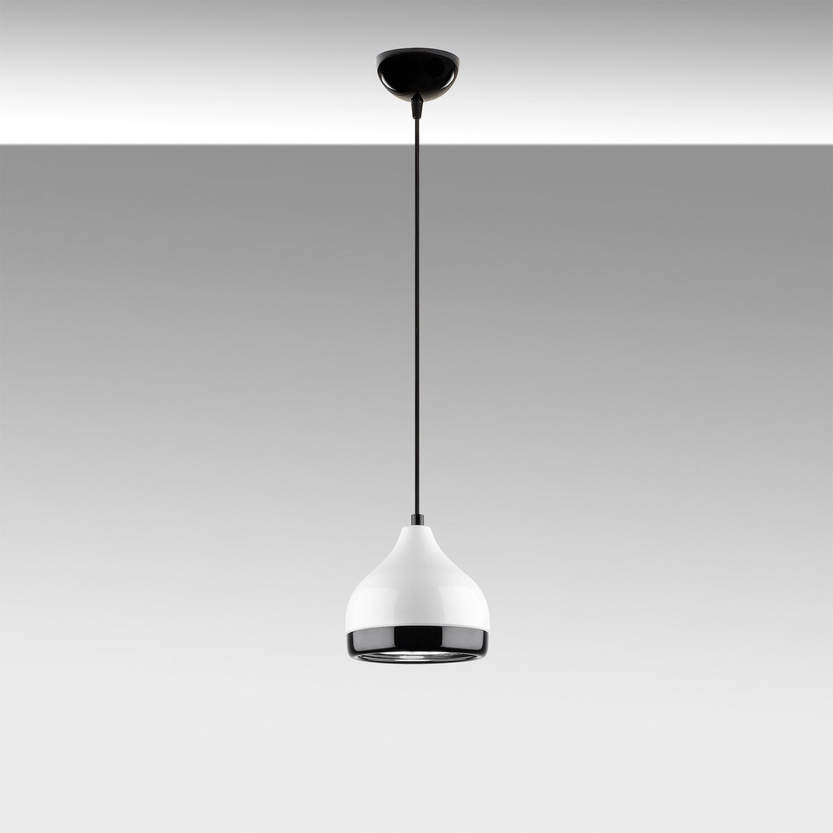 Hanging lamps - Hanging lamp 1 - light White Metal Grip - Dimehouse
