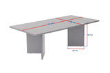 Coffee tables - Rectangular coffee table travertine melamine Sabin 119x60 cm - Dimehouse