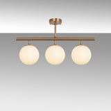 Hanging lamps - Hanging lamp 3 - light Bronze-colored Metal - Dimehouse
