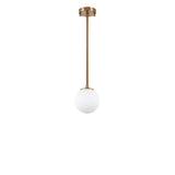 Hanging lamps - Hanging lamp 3 - light Bronze colored with White Shade Metal Flint - Dimehouse