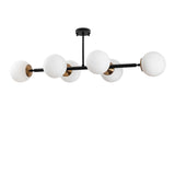 Hanging lamps - Hanging lamp 6 - lights Cream Glass Radiance - Dimehouse