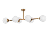 Hanging lamps - Hanging lamp 6 - light Bronze-colored Glass Radiance - Dimehouse