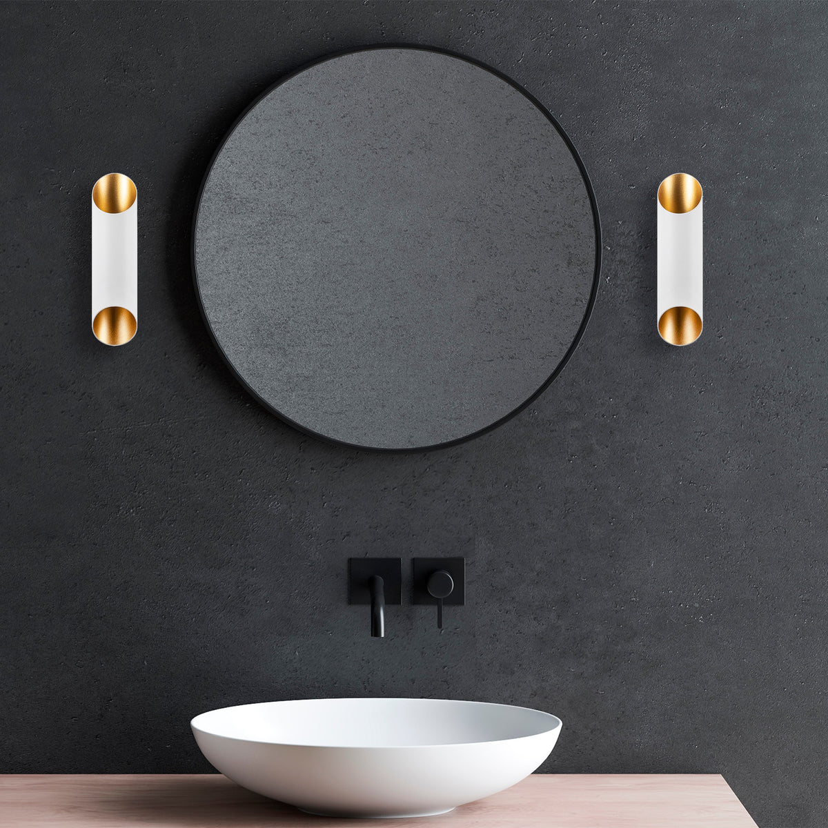 Wall lamps - Wall lamp White Metal Juniper - Dimehouse