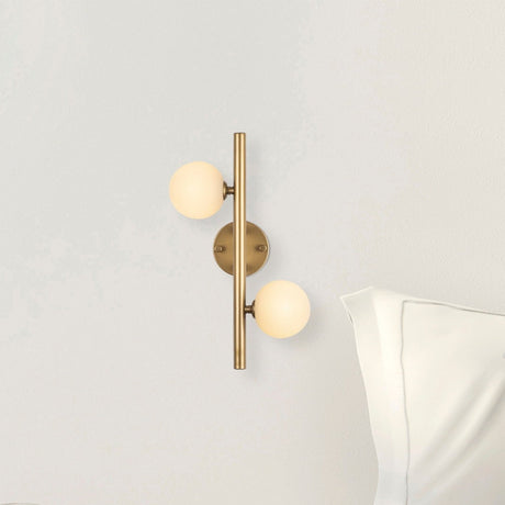 Wall lamps - Wall lamp Gold Glass Helios - Dimehouse