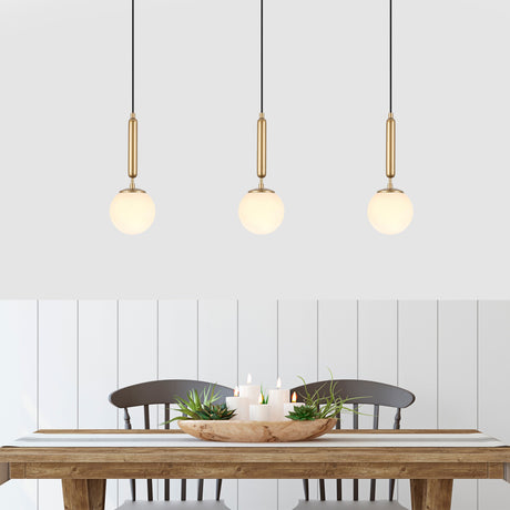 Hanging lamps - Hanging lamp 1 - light Gold Glass Cascade - Dimehouse