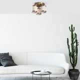 Ceiling lamps - Ceiling lamp Bronze-colored Dust Frost - Dimehouse