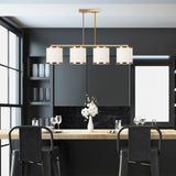 Hanging lamps - Hanging lamp 4 - light Bronze-colored Dust Frost - Dimehouse