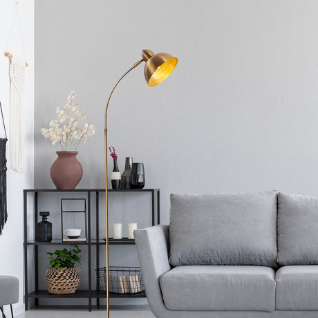 Floor lamps - Floor lamp Bronze-colored Metal Bane - Dimehouse