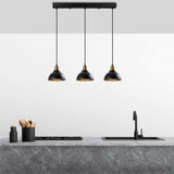 Hanging lamps - Hanging lamp 3 - lights Black Metal Lynx - Dimehouse