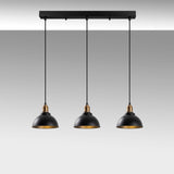 Hanging lamps - Hanging lamp 3 - lights Black Metal Lynx - Dimehouse