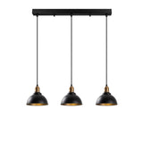 Hanging lamps - Hanging lamp 3 - lights Black Metal Lynx - Dimehouse