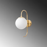 Wall lamps - Wall lamp Gold Glass Lucent - Dimehouse
