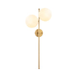 Wall lamps - Wall lamp 2 - lights Gold Glass Radiance - Dimehouse