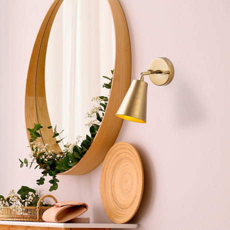 Wall lamps - Wall lamp Gold Glass Glacier - Dimehouse