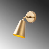 Wall lamps - Wall lamp Gold Glass Glacier - Dimehouse
