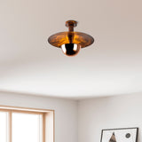 Ceiling lamps - Ceiling lamp 38 cm Copper-colored Metal Elevate - Dimehouse