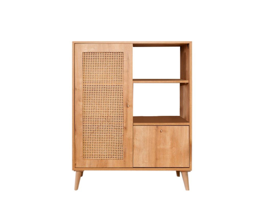 Wall cabinets - Wall cabinet Hazeran Multi Oak Beechwood 40x110x cm - Dimehouse
