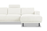 Sofas - Headrest beige sofa fabric - Aniko - Dimehouse