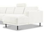 Sofas - Headrest beige sofa fabric - Aniko - Dimehouse