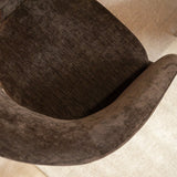 Eetkamerstoelen-Eetkamerstoel Suzie draaibaar velvet bruin-Dimehouse