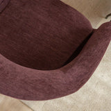 Eetkamerstoelen-Eetkamerstoel Suzie draaibaar velvet paars-Dimehouse