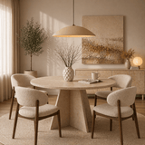 Hanging lamps - Hanging lamp beige carbon concrete shade - sleek - 59 cm - Flowing - Dimehouse