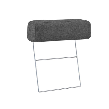 Sofas - Headrest anthracite sofa fabric - Aniko - Dimehouse