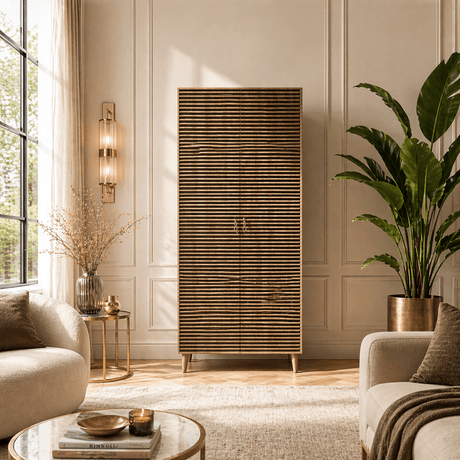 Wardrobes - Wardrobe Stil Sonoma Oak Melamine 90x192x52 cm - Dimehouse