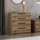 Chest of drawers Kala Plus Walnut Melamine 73x77x42 cm