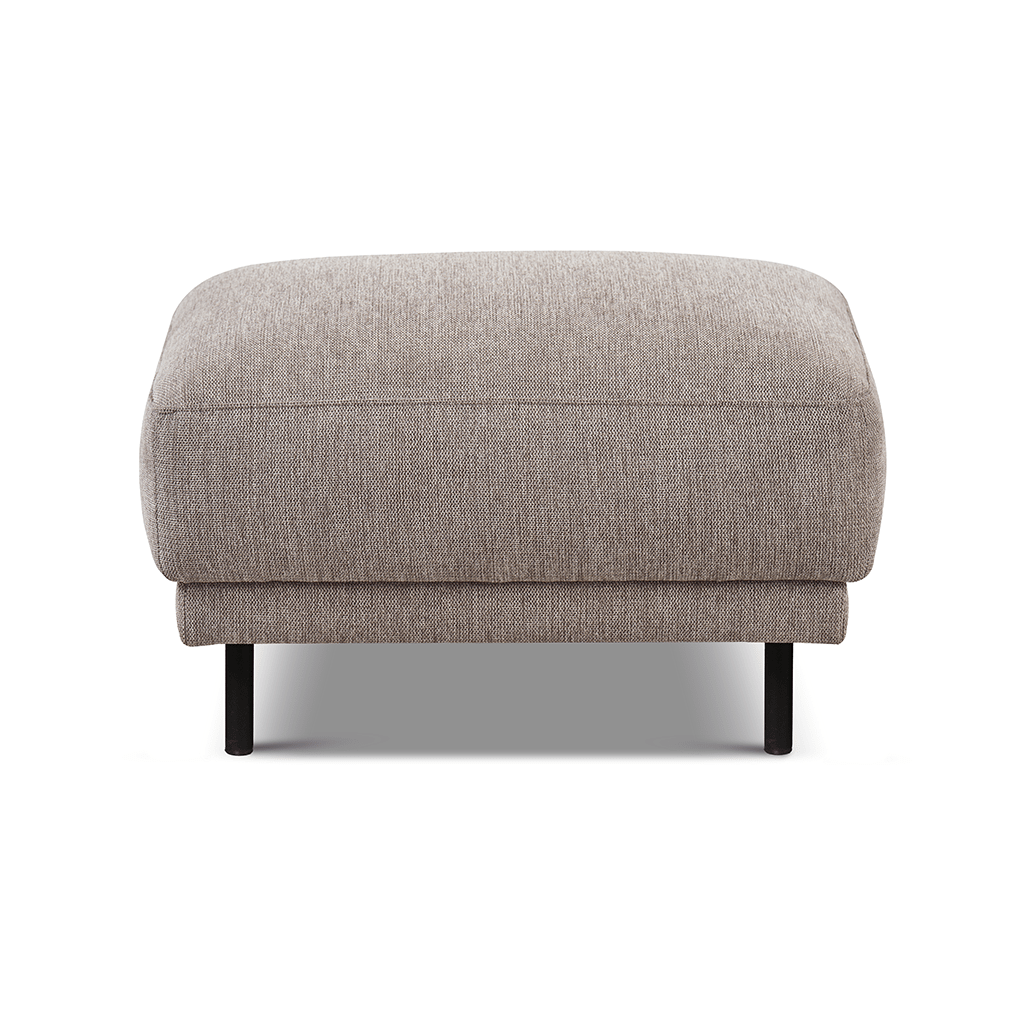 Sofas - Ottoman taupe fabric - 73 × 57 × 47 cm - Aniko - Dimehouse