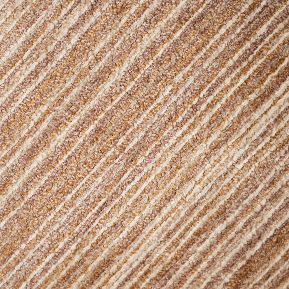 Barkrukken-Barkruk Milo chenille beige/pink 70 cm Roze Textiel-Dimehouse