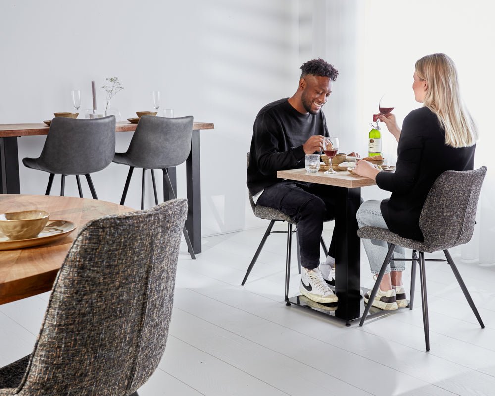 Bistro tables - Bistro table Robin square melamine robson oak - Dimehouse