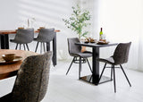 Bistro tables - Bistro table Robin square melamine black - Dimehouse