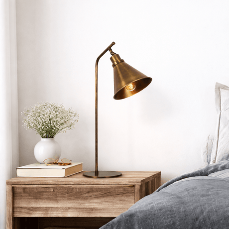 Table lamps - Table lamp Bronze-colored Metal Crimson - Dimehouse