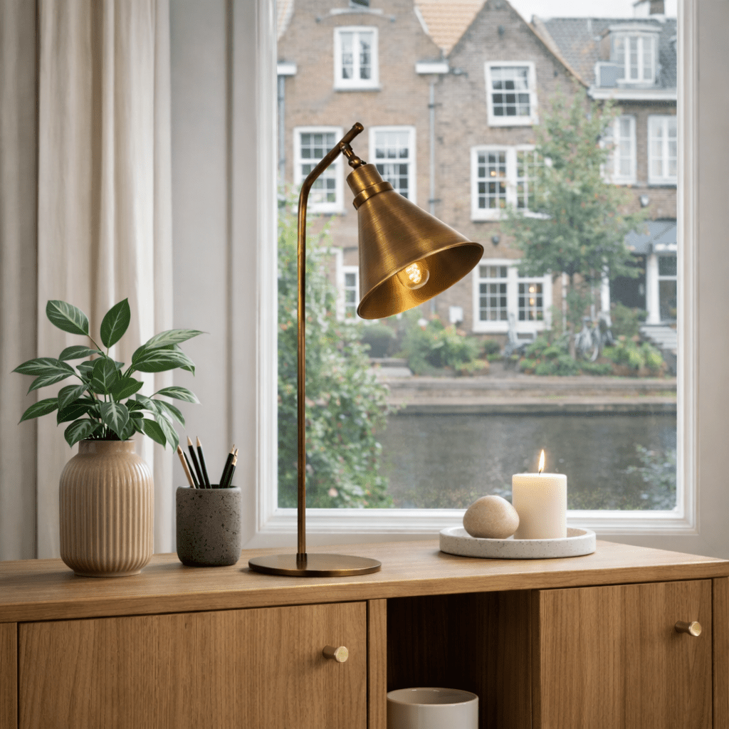 Table lamps - Table lamp Bronze-colored Metal Crimson - Dimehouse