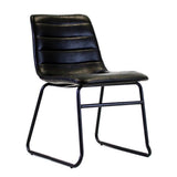 Dining room chairs - Industrial dining room chair Mark black - Dimehouse