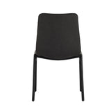 Dining room chairs - Dining room chair Noan Microfibre Anthracite - Without Armrests - Dimehouse