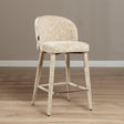 Bar stool Charlie chenille beige 69 cm - image 1