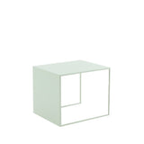 Side table Lucia metal light green 34 cm high Green Powder-coated metal
