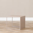 Side table Lucia metal taupe 34 cm high Powder-coated metal