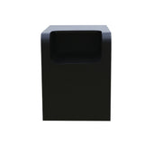 Side table/coffee table Isla black oak veneer