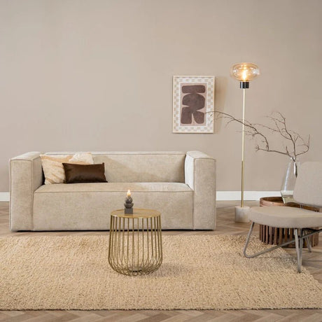 Coffee tables-Coffee table Tygo gold metal-Dimehouse