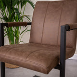 Dining room chair Jackson Dimehouse Taupe LxWxH 71x58x54 Fabric Atmospheric photo detail