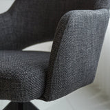 Dining room chair Sid Dimehouse Anthracite LxWxH 59x56x53 Fabric Atmospheric photo detail