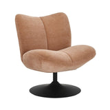 Swivel armchair Lise chenille terracotta - image 4