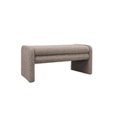 Eetkamerbank Neil bouclé bruin 100 cm Bouclé
