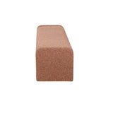 Eetkamerbank Neil bouclé terracotta 100 cm Bouclé